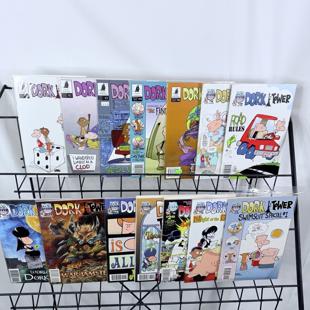 Dork Tower 1-4‎ 6 9-12 14-17 & Swimsuit Special Lot Knights Dinner Table Homage